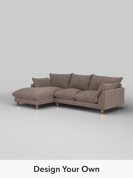 Luxe Chenille/Mink Brown Noa Deep Relaxed Sit (H36891) | £1,975