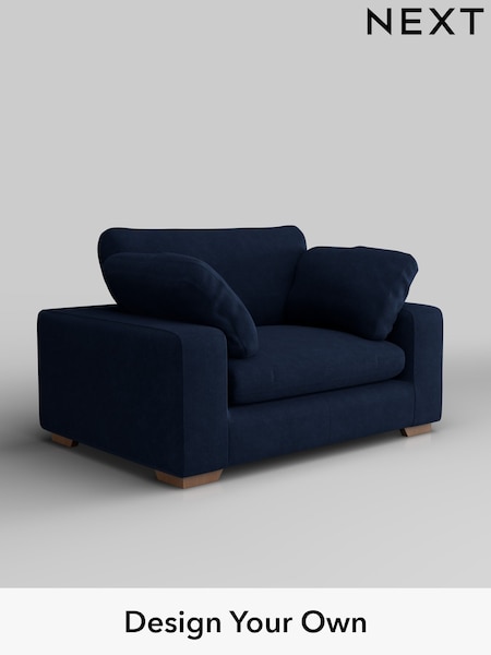 Luxe Chenille/Navy Blue N Premium The Snuggle Grand (H36892) | £1,699