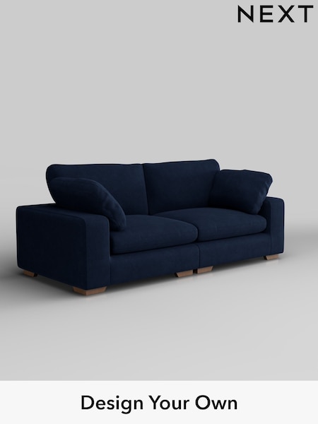 Luxe Chenille/Navy Blue N Premium The Snuggle Grand (H36892) | £1,999