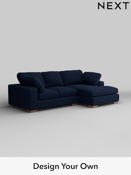 Luxe Chenille/Navy Blue N Premium The Snuggle Grand (H36892) | £2,675