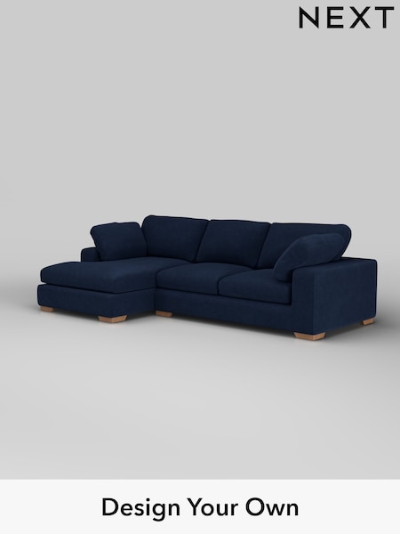 Luxe Chenille/Navy Blue N Premium The Snuggle Grand (H36892) | £2,775