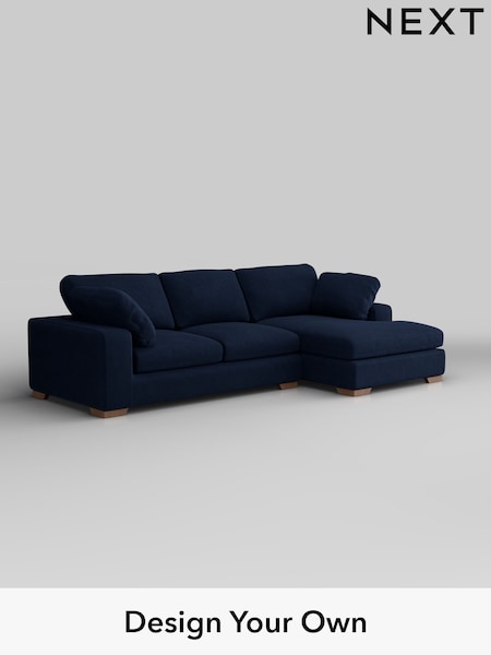 Luxe Chenille/Navy Blue N Premium The Snuggle Grand (H36892) | £2,775