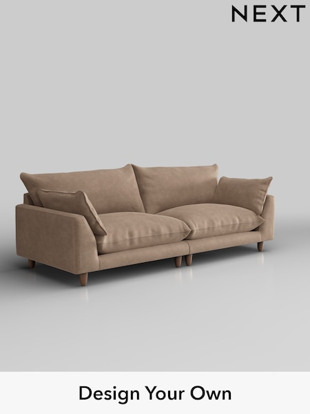 Luxe Chenille/Mid Natural Noa Deep Relaxed Sit (H36894) | £1,475