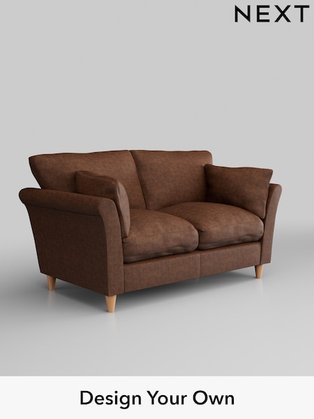 Monza Faux Leather Easy Clean/Chestnut Brown Hartley Relaxed Sit (H36895) | £1,075
