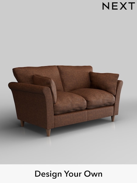 Monza Faux Leather Easy Clean/Chestnut Brown Hartley Relaxed Sit (H36895) | £1,075