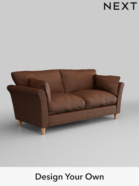 Monza Faux Leather Easy Clean/Chestnut Brown Hartley Relaxed Sit (H36895) | £1,275