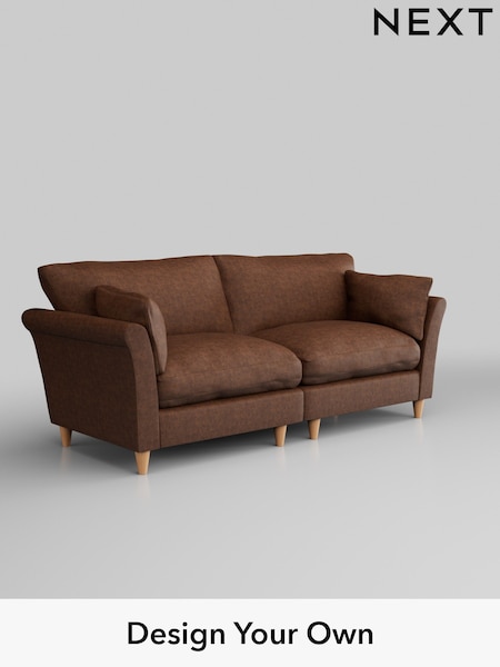 Monza Faux Leather Easy Clean/Chestnut Brown Hartley Relaxed Sit (H36895) | £1,375