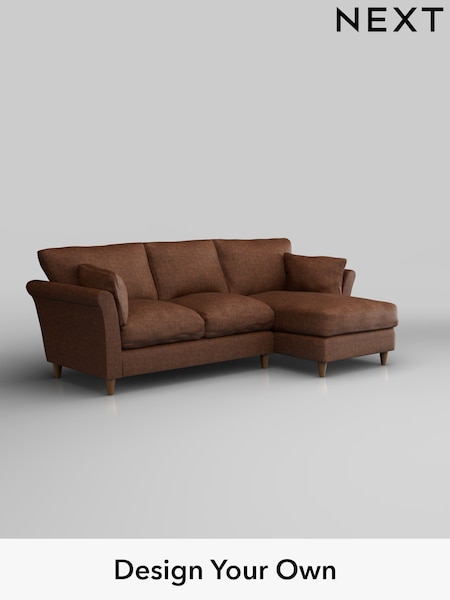 Monza Faux Leather Easy Clean/Chestnut Brown Hartley Relaxed Sit (H36895) | £1,899