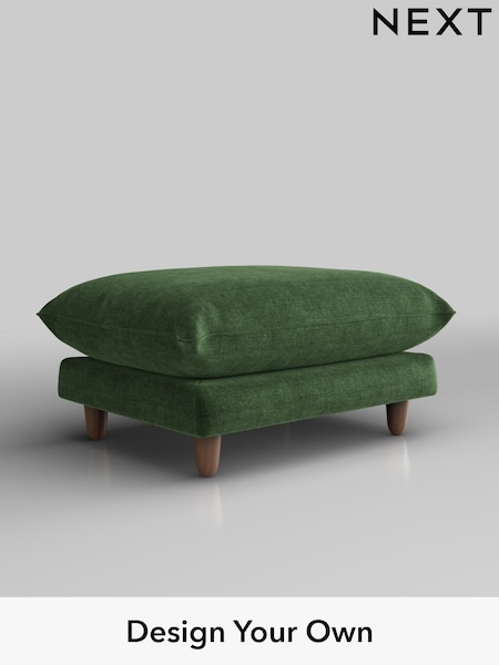 Luxe Chenille/Dark Green Noa Deep Relaxed Sit (H36905) | £625