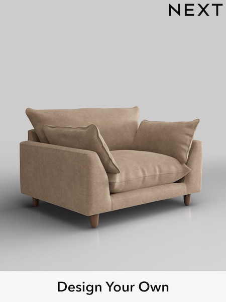 Luxe Chenille/Mid Camel Beige Noa Deep Relaxed Sit (H36906) | £1,075