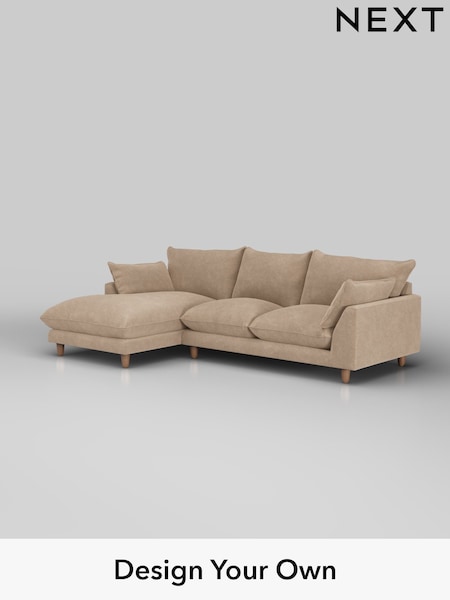 Luxe Chenille/Mid Camel Beige Noa Deep Relaxed Sit (H36906) | £1,975