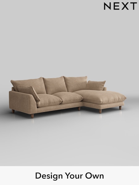 Luxe Chenille/Mid Camel Beige Noa Deep Relaxed Sit (H36906) | £1,975