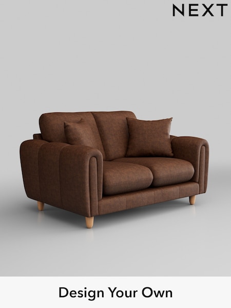 Monza Faux Leather Easy Clean/Chestnut Brown Odella (H36908) | £1,175