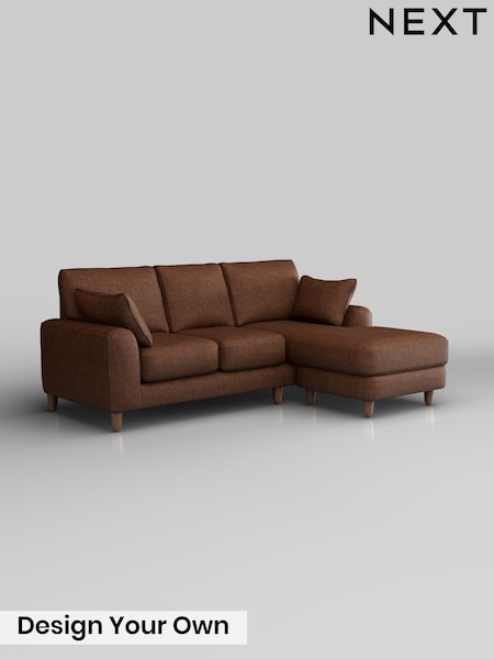 Monza Faux Leather Easy Clean/Chestnut Brown Campbell (H36909) | £1,575