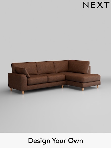 Monza Faux Leather Easy Clean/Chestnut Brown Campbell (H36909) | £1,875