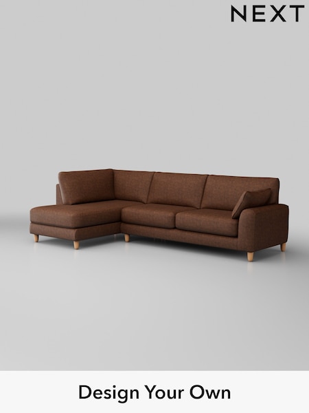 Monza Faux Leather Easy Clean/Chestnut Brown Campbell (H36909) | £1,975