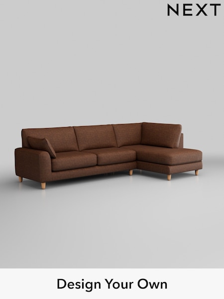 Monza Faux Leather Easy Clean/Chestnut Brown Campbell (H36909) | £1,975