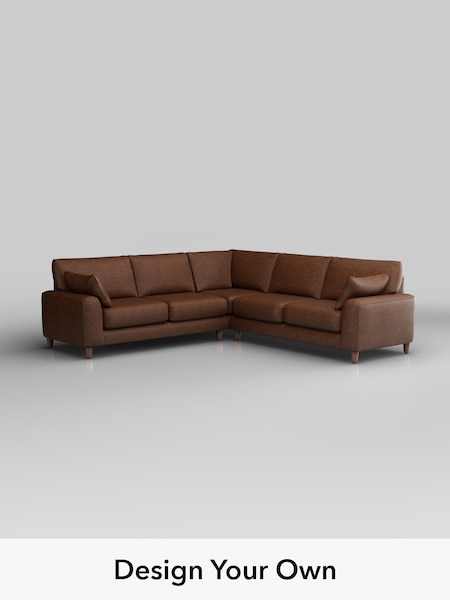 Monza Faux Leather Easy Clean/Chestnut Brown Campbell (H36909) | £2,350