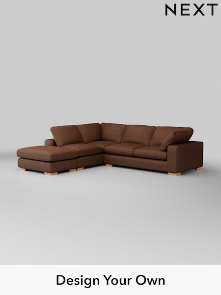 Monza Faux Leather Easy Clean/Chestnut Brown N Premium The Snuggle Grand (H36910) | £3,499