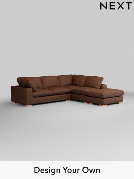 Monza Faux Leather Easy Clean/Chestnut Brown N Premium The Snuggle Grand (H36910) | £3,499