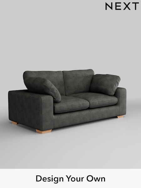 Monza Faux Leather Easy Clean/Dark Grey N Premium The Snuggle Grand (H36911) | £1,799