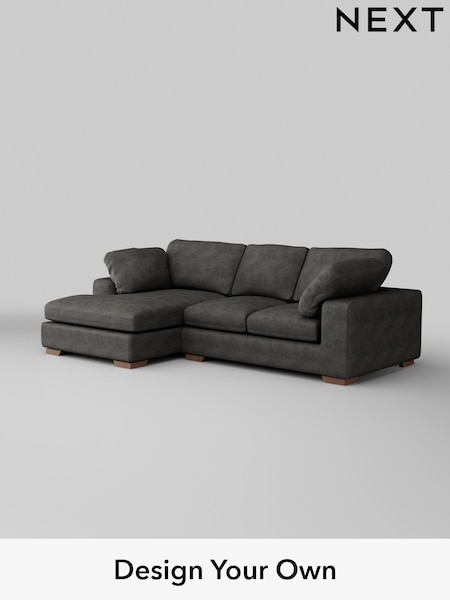 Monza Faux Leather Easy Clean/Dark Grey N Premium The Snuggle Grand (H36911) | £2,575