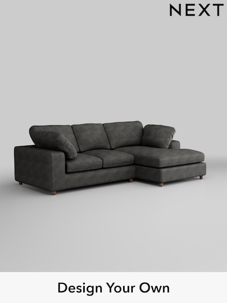 Monza Faux Leather Easy Clean/Dark Grey N Premium The Snuggle Grand (H36911) | £2,575