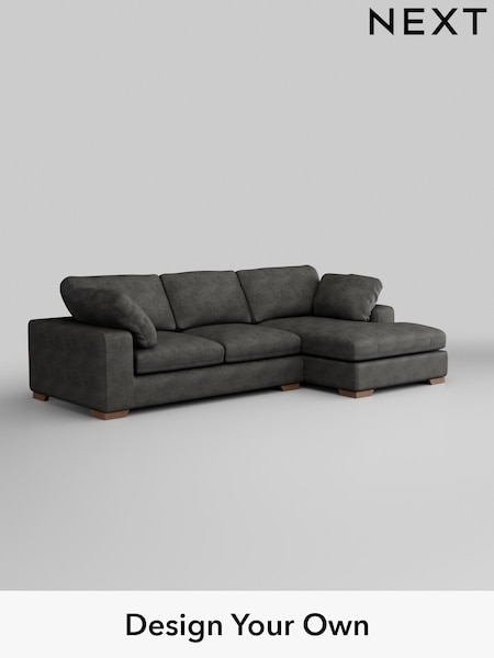 Monza Faux Leather Easy Clean/Dark Grey N Premium The Snuggle Grand (H36911) | £2,675