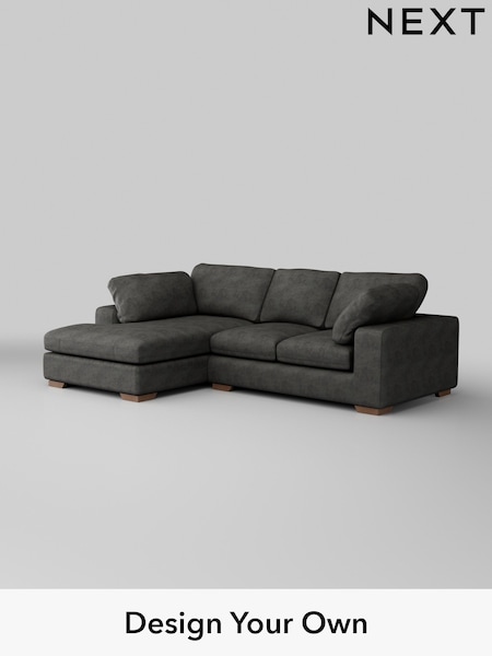 Monza Faux Leather Easy Clean/Dark Grey N Premium The Snuggle Grand (H36911) | £2,650