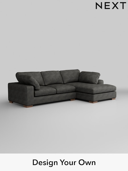 Monza Faux Leather Easy Clean/Dark Grey N Premium The Snuggle Grand (H36911) | £2,750