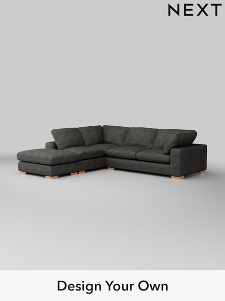 Monza Faux Leather Easy Clean/Dark Grey N Premium The Snuggle Grand (H36911) | £3,499