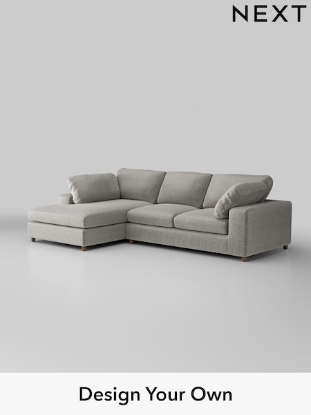 Plush Chenille/Light Grey N Premium The Snuggle Grand (H36914) | £2,750