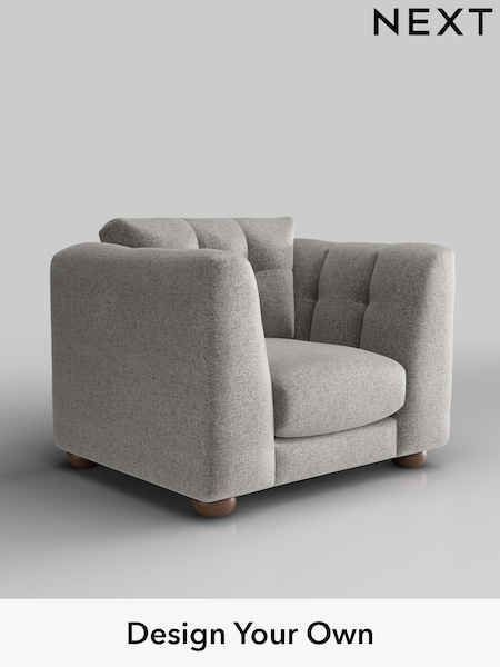 Plush Chenille/Light Grey Jasmine (H36915) | £1,075