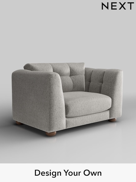 Plush Chenille/Light Grey Jasmine (H36915) | £1,175