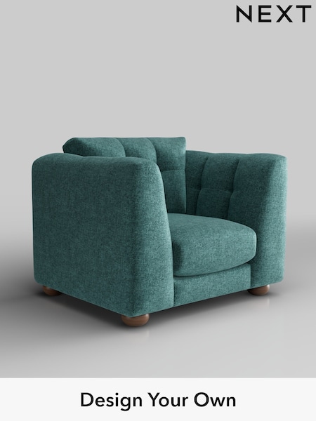 Plush Chenille/Dark Teal Green Jasmine (H36916) | £1,075