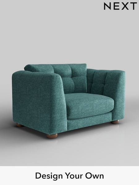 Plush Chenille/Dark Teal Green Jasmine (H36916) | £1,175