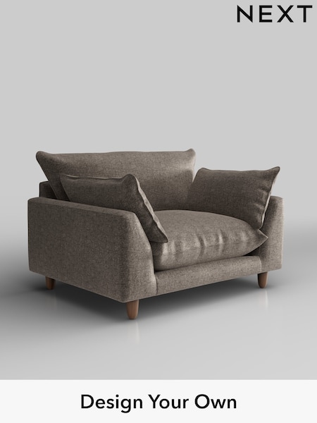 Plush Chenille/Mink Brown Noa Deep Relaxed Sit (H36925) | £975
