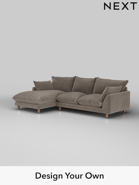Plush Chenille/Mink Brown Noa Deep Relaxed Sit (H36925) | £1,875