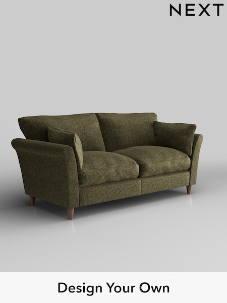 Plush Chenille/Moss Green Hartley Relaxed Sit (H36926) | £1,275