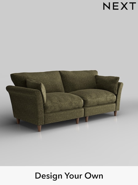 Plush Chenille/Moss Green Hartley Relaxed Sit (H36926) | £1,375