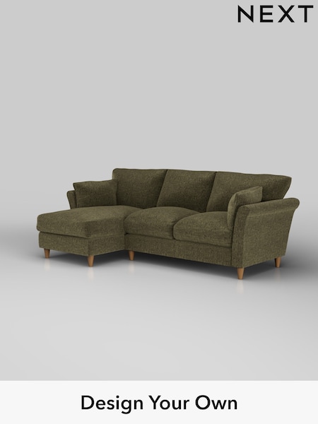 Plush Chenille/Moss Green Hartley Relaxed Sit (H36926) | £1,899