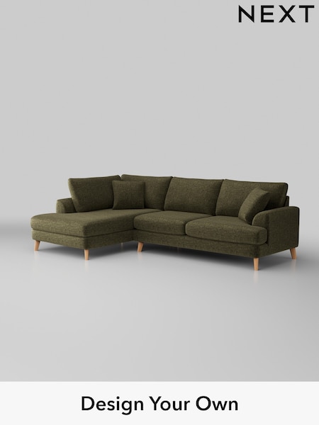 Plush Chenille/Moss Green Parker (H36928) | £2,350