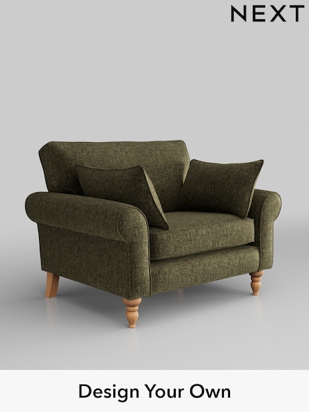 Plush Chenille/Moss Green Mallory (H36936) | £725