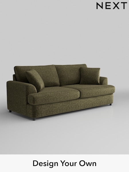 Plush Chenille/Moss Green Parker Platform (H36938) | £1,375