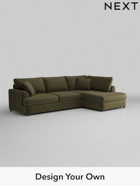 Plush Chenille/Moss Green Parker Platform (H36938) | £2,350