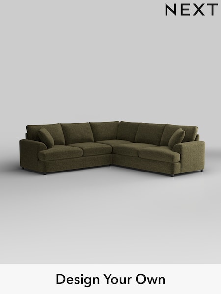 Plush Chenille/Moss Green Parker Platform (H36938) | £2,725