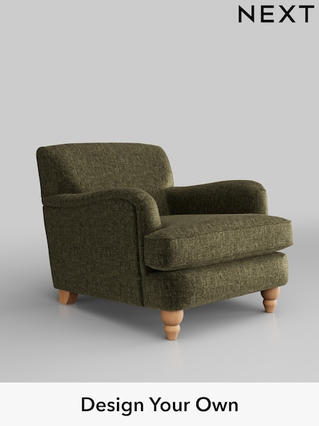 Plush Chenille/Moss Green Lilly Ii (H36939) | £650
