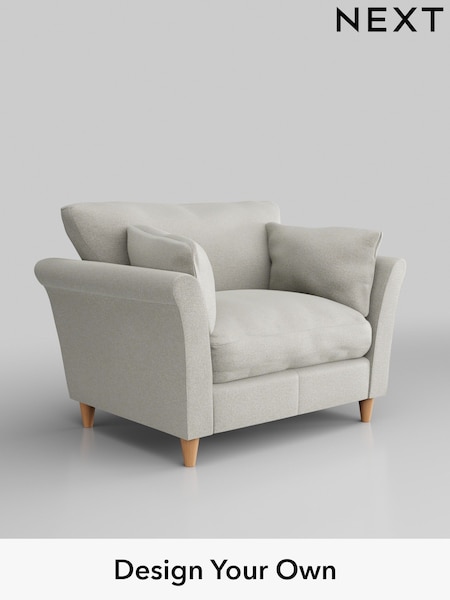 Plush Chenille/Oyster Hartley Relaxed Sit (H36943) | £925