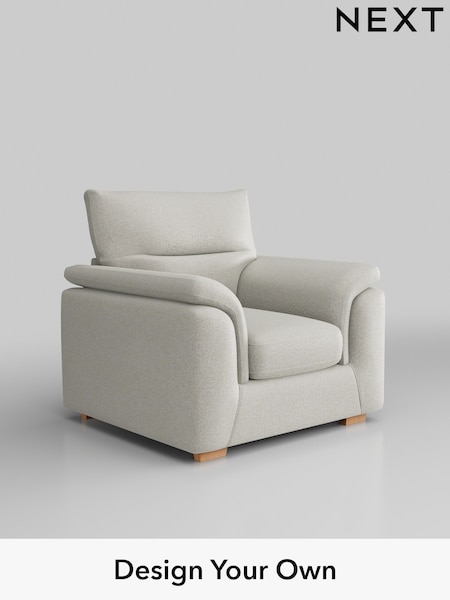 Plush Chenille/Oyster Hayden Highback (H36946) | £750