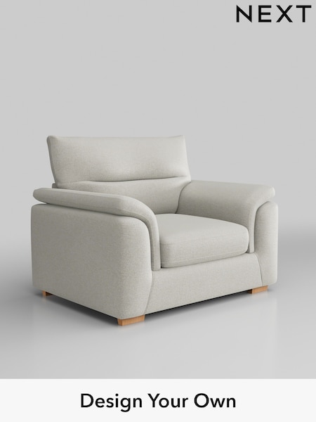 Plush Chenille/Oyster Hayden Highback (H36946) | £850